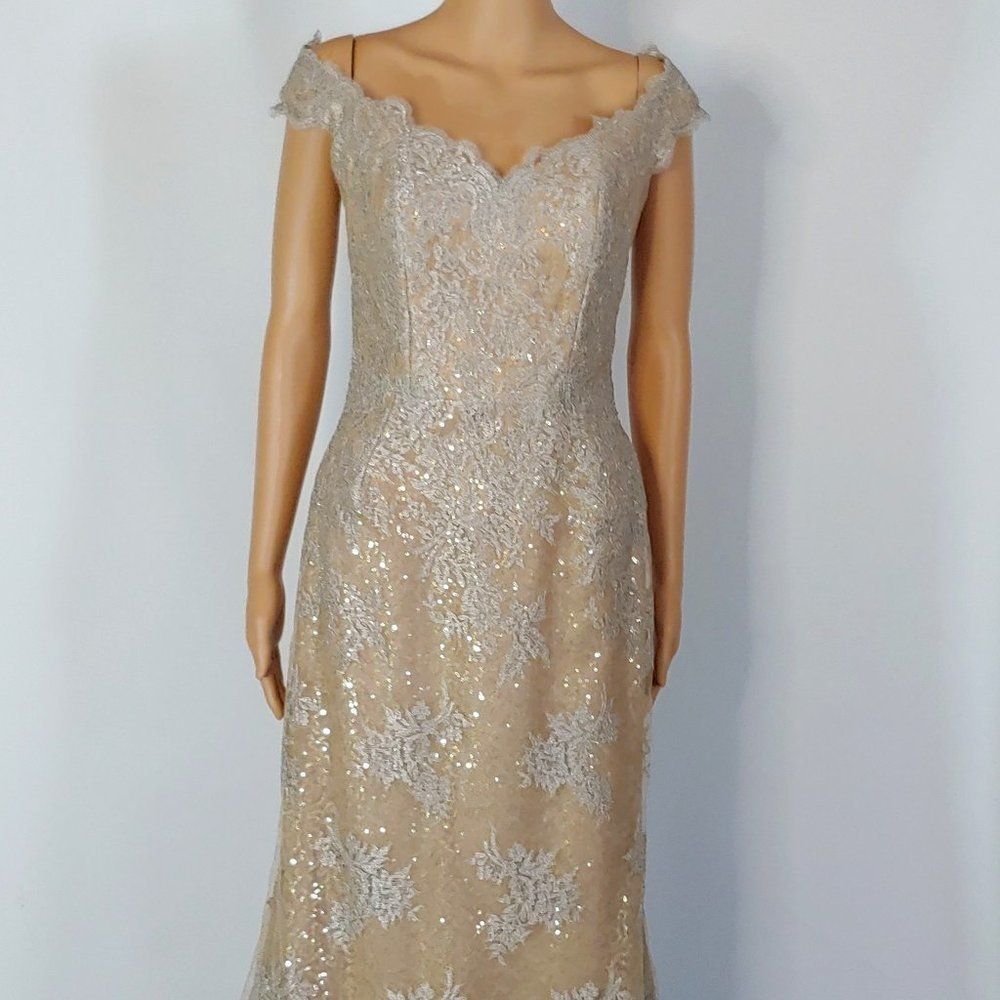 NWT Liancarlo A-Line Off Shoulder Formal Gown